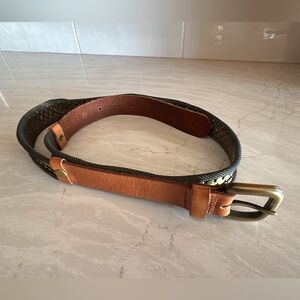NWOT Danier Brown and Black Men's Belt Bag